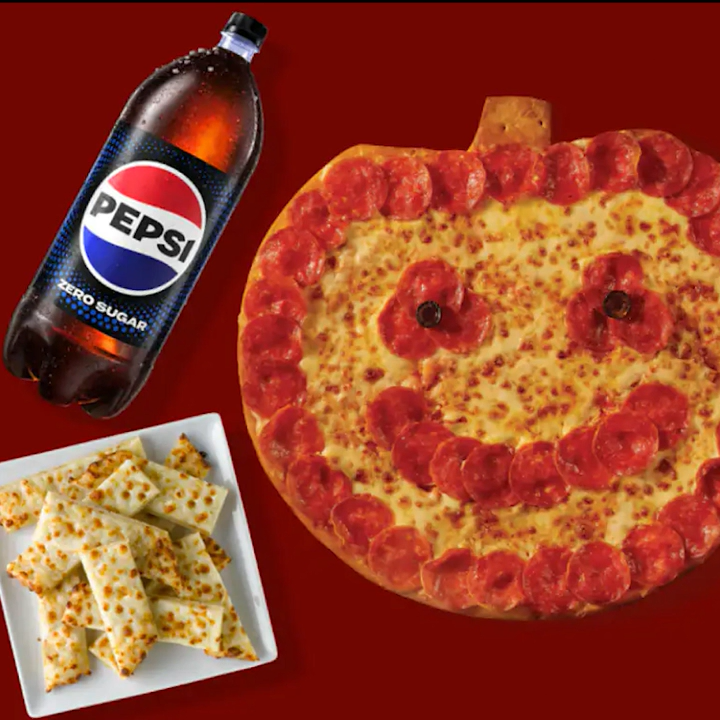 Papa John's offering pumpkin shaped pizza for Halloween